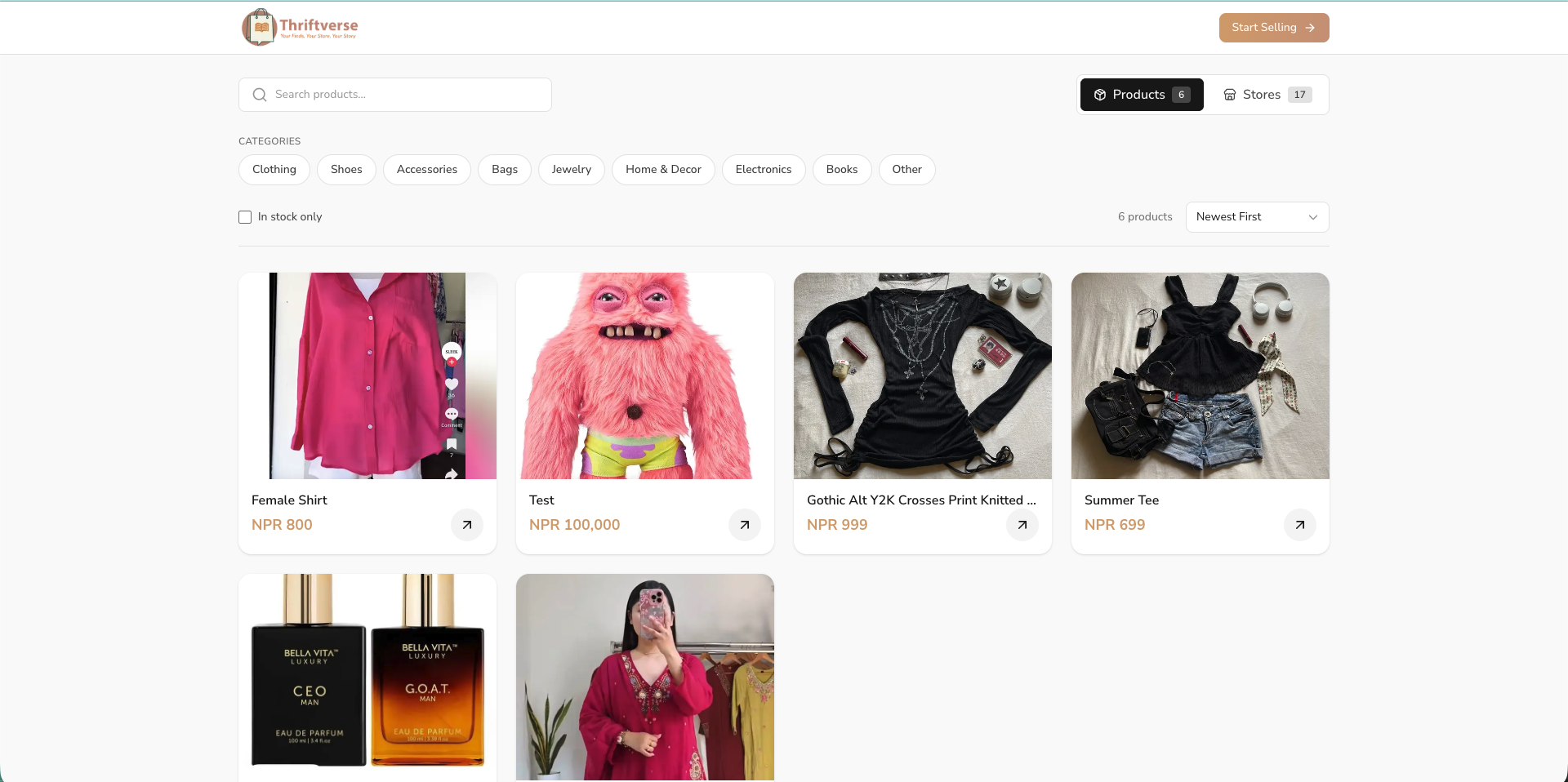 React Native E-commerce App - Thriftverse screenshot 12